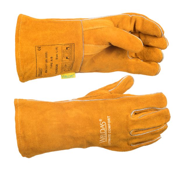 Γάντια συγκολλητή WELDAS Comfort Golden Brown