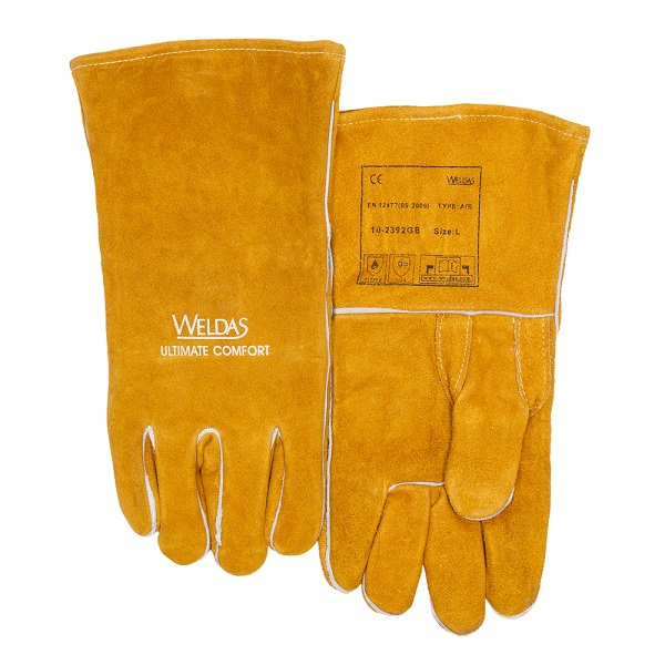 Γάντια συγκολλητή WELDAS Comfort Golden Brown