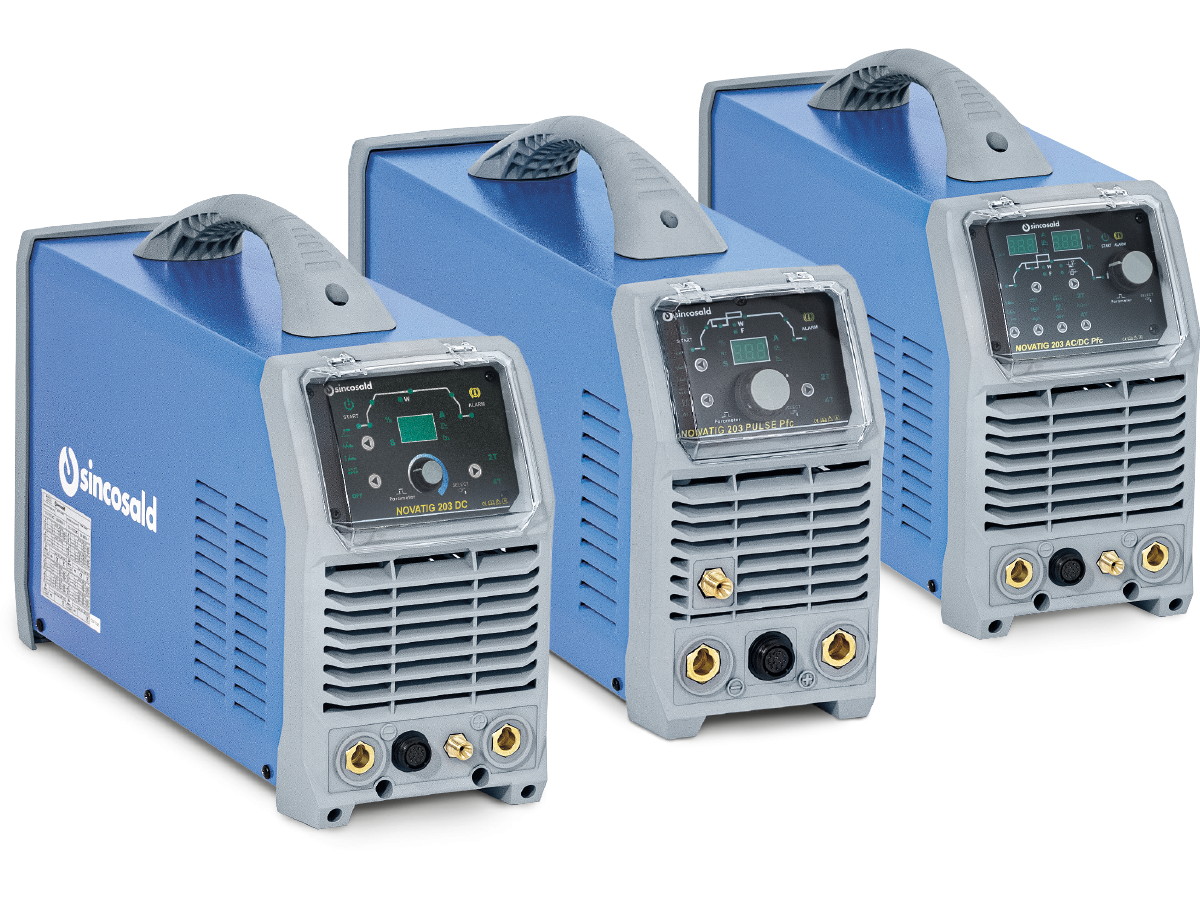 Ηλεκτροκόλληση TIG Διπλοπαλμική Sincosald Novatig 203 AC/DC PFC